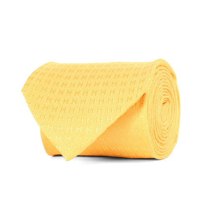 ファソネH ジャガード シルク ネクタイ / フランス製 H織り FACONNEE H