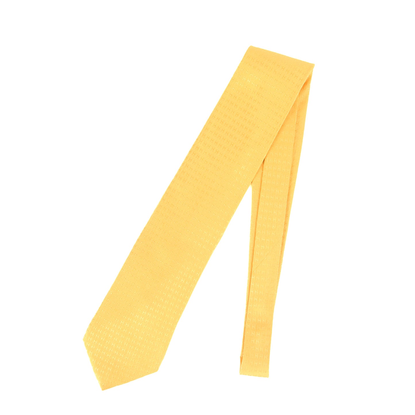 ファソネH ジャガード シルク ネクタイ / フランス製 H織り FACONNEE H