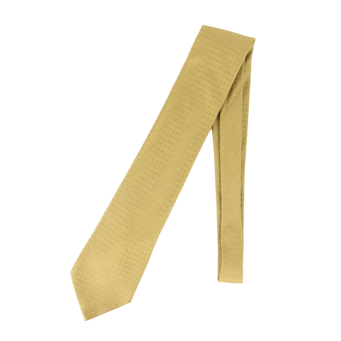 ファソネH ジャガード シルク ネクタイ / フランス製 H織り FACONNEE H