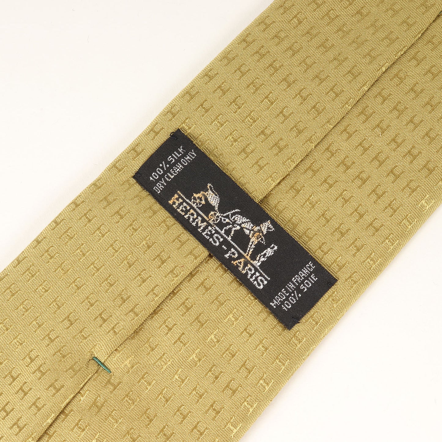 ファソネH ジャガード シルク ネクタイ / フランス製 H織り FACONNEE H