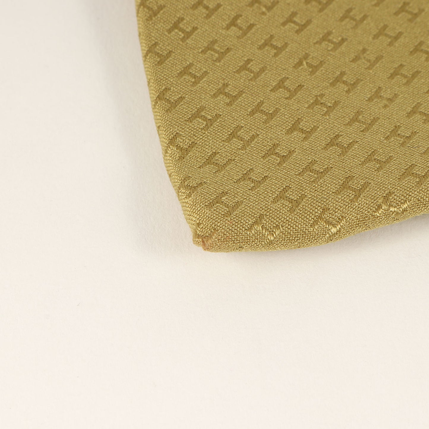 ファソネH ジャガード シルク ネクタイ / フランス製 H織り FACONNEE H