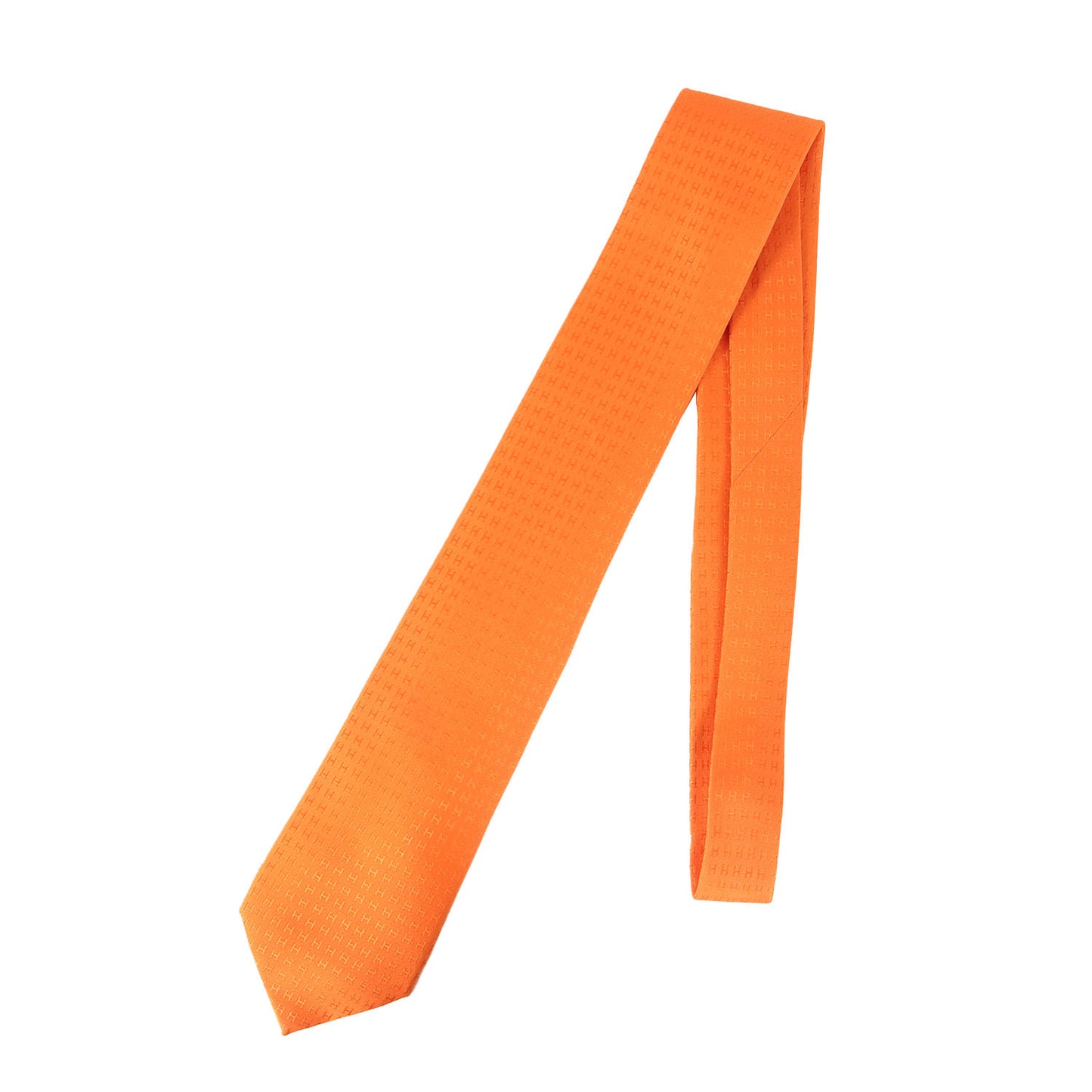 ファソネH ジャガード シルク ネクタイ / フランス製 H織り FACONNEE H