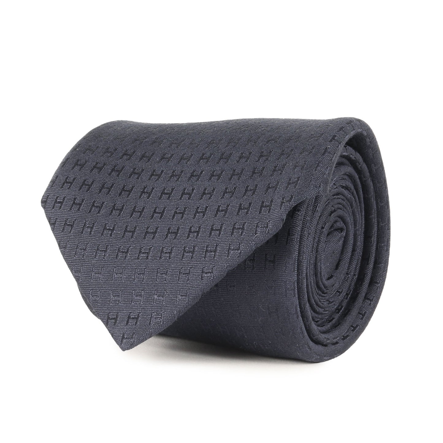 ファソネH ジャガード シルク ネクタイ / フランス製 H織り FACONNEE H