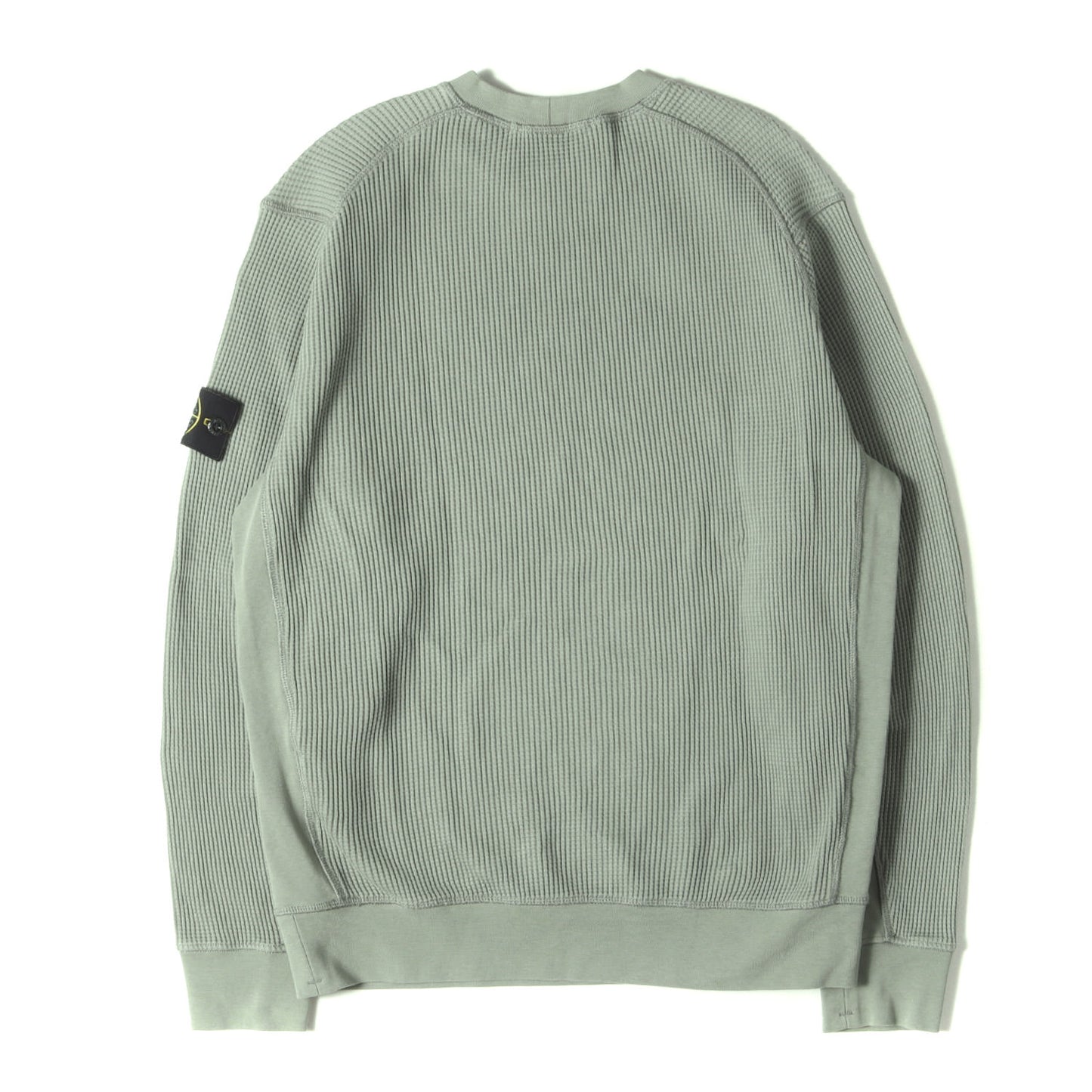 25SS パッチ付き ワッフル コットン クルーネック スウェットシャツ (ORGANIC COTTON WAFFLE FLEECE)