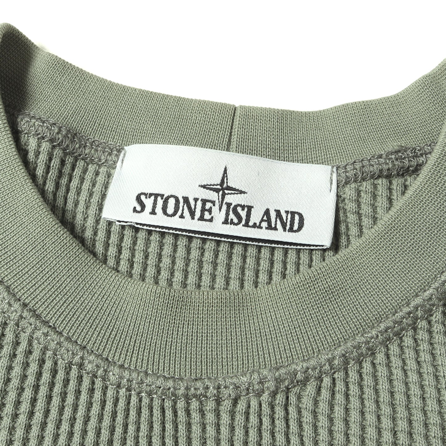 25SS パッチ付き ワッフル コットン クルーネック スウェットシャツ (ORGANIC COTTON WAFFLE FLEECE)