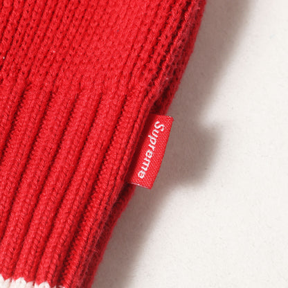 21AW フードロゴ バイカラー ニット パーカー (2-Tone Hooded Sweater)