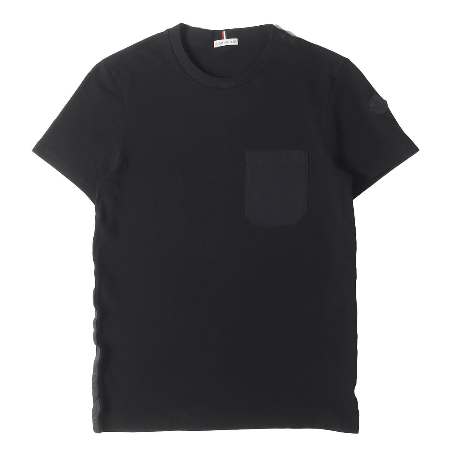 サイドロゴテープ ポケット付き 鹿の子 コットン Tシャツ (MAGLIA T-SHIRT) D10918030900