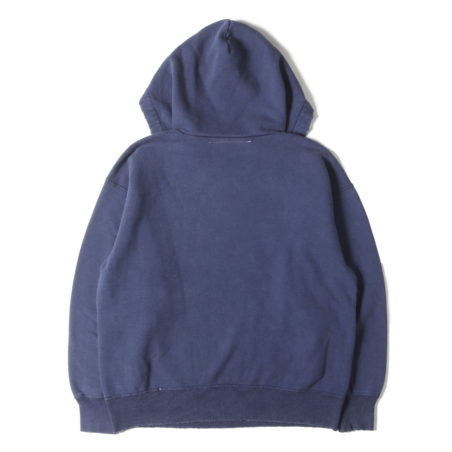 24AW ×KAPTAIN SUNSHINE ヴィンテージ加工 後付けフード N.M.A.Lロゴ スウェット パーカー (AFTER HOODIE SWEAT)
