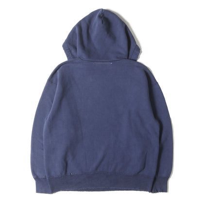 24AW ×KAPTAIN SUNSHINE ヴィンテージ加工 後付けフード N.M.A.Lロゴ スウェット パーカー (AFTER HOODIE SWEAT)