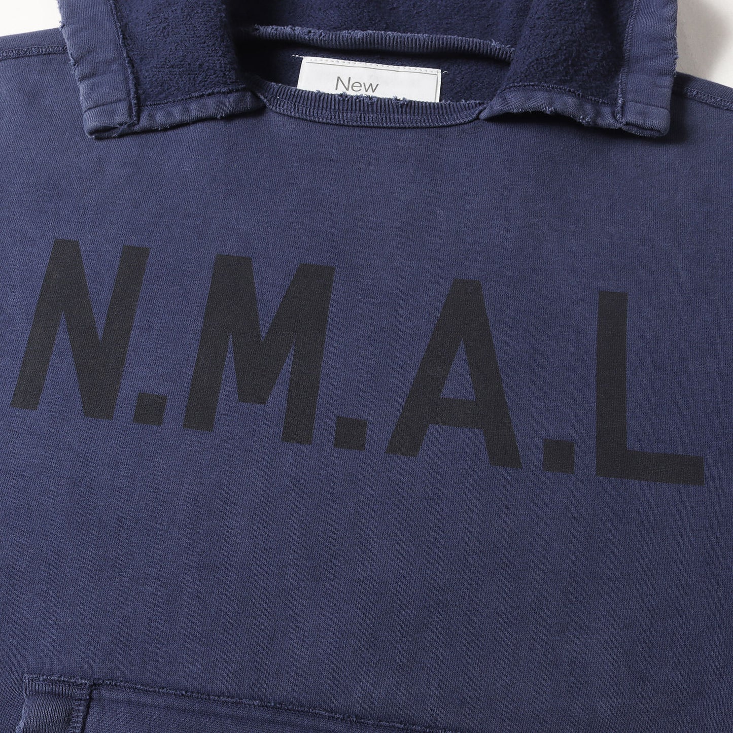 24AW ×KAPTAIN SUNSHINE ヴィンテージ加工 後付けフード N.M.A.Lロゴ スウェット パーカー (AFTER HOODIE SWEAT)