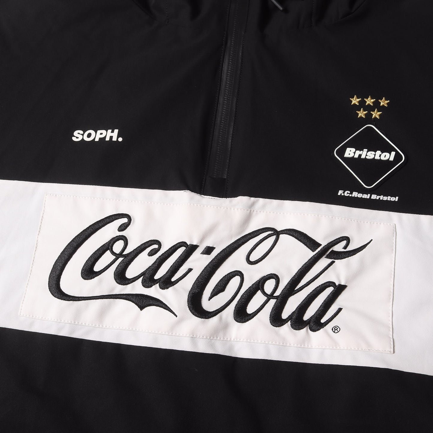 コカコーラ アノラックジャケット / ウォームアップパンツ セットアップ (COCA-COLA HALF ZIP ANORAK / WARM UP PANTS)