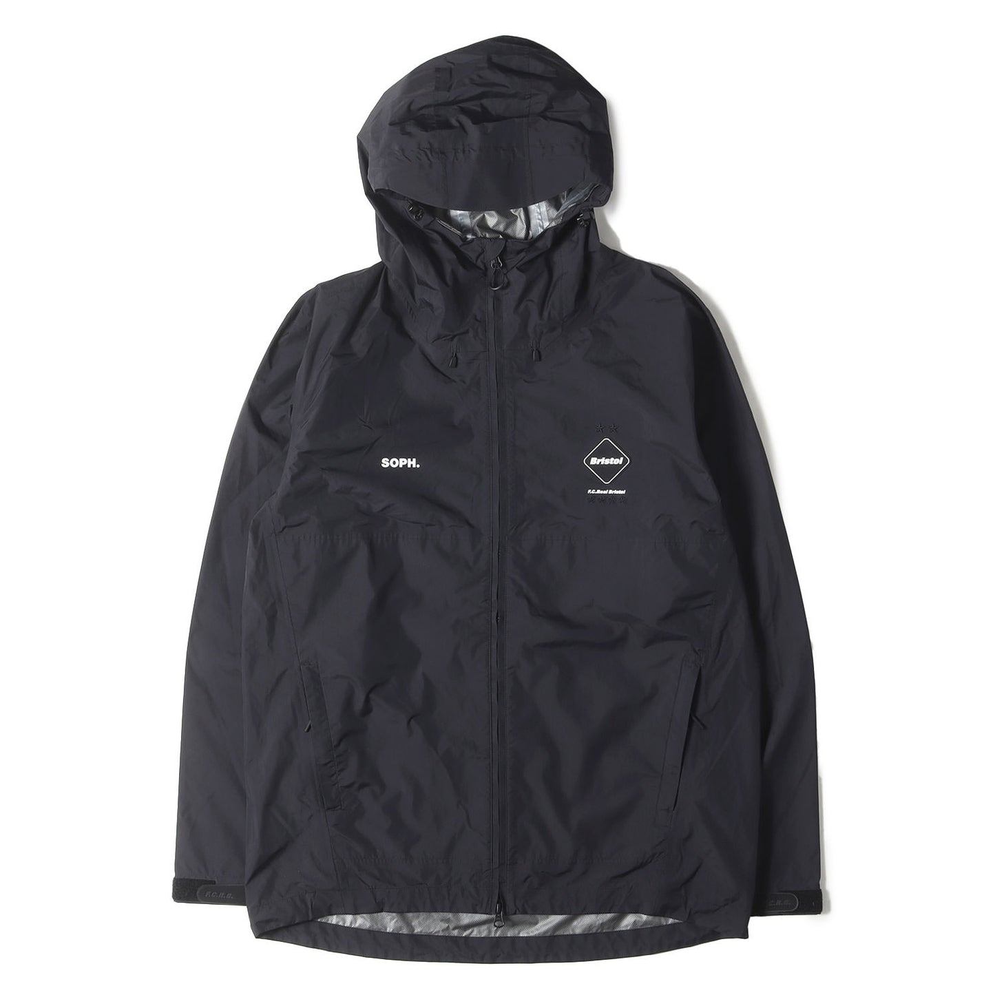 バックロゴ ナイロン フーデッド レインジャケット (RAIN JACKET)