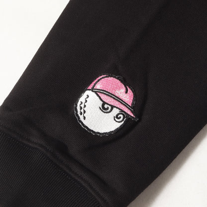 ×Malbon Golf コラボロゴ刺繍 ハーフジップ 立ち襟スウェット (HALF ZIP SWEAT)