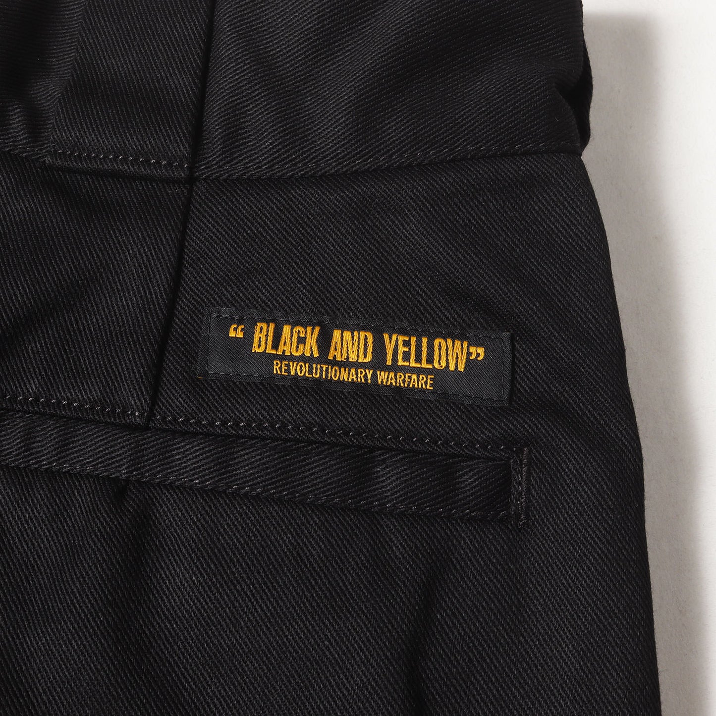 24SS WAY OF LIFEロゴ T/Cツイル ワークパンツ (T/C WORK PANTS PRINT)