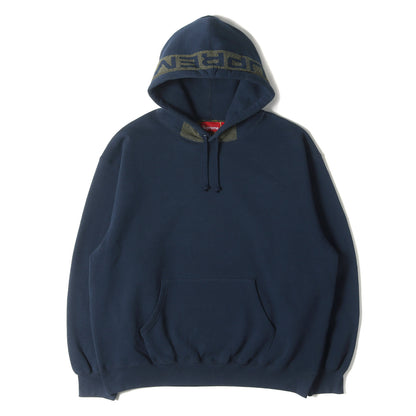 24SS ジャガードロゴフード スウェットパーカー (Jacquard Stripe Hooded Sweatshirt)