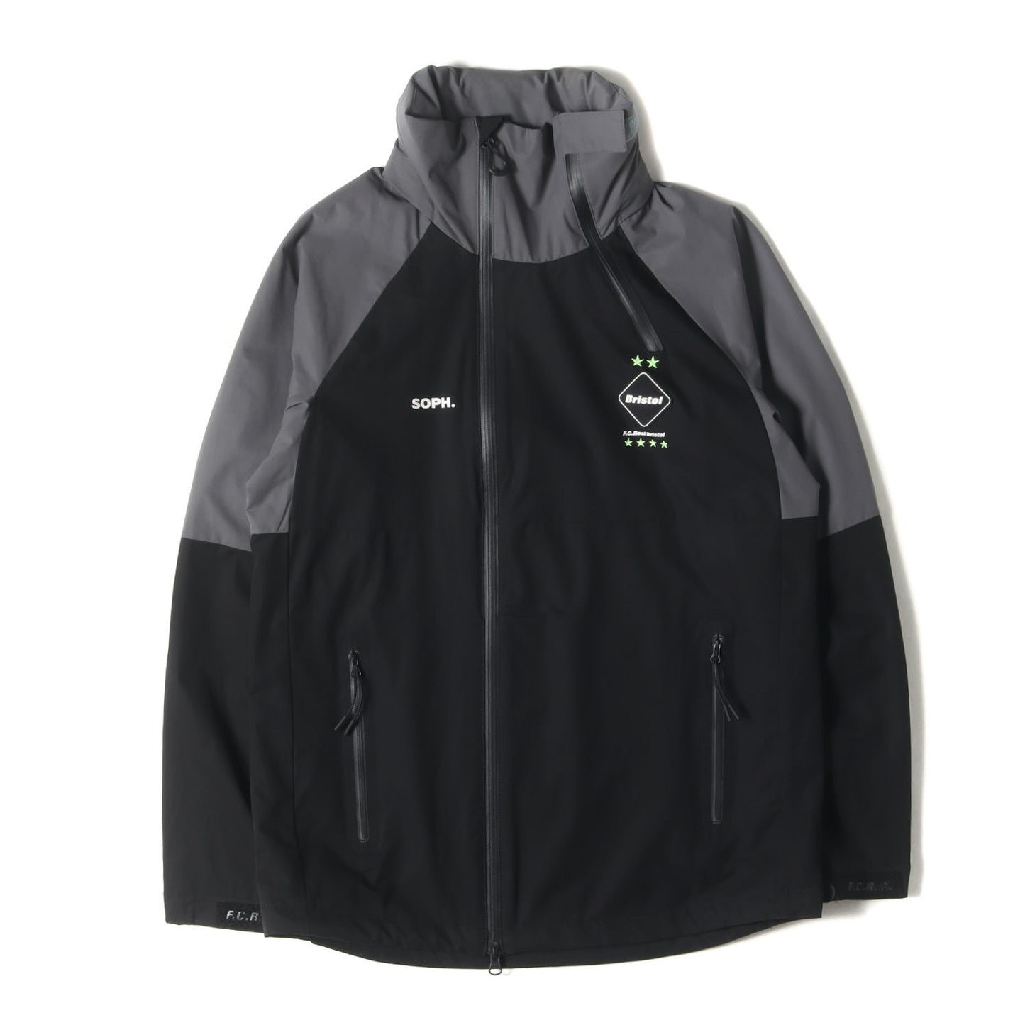 バックフルロゴ ツートーン ウォームアップ ジャケット (WARM UP JACKET)