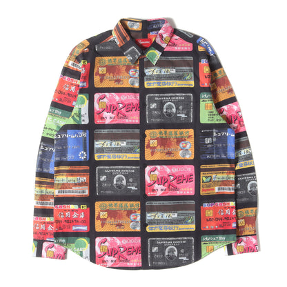 22SS クレジットカード モノグラム コットン ボタンシャツ (Credit Cards Shirt)