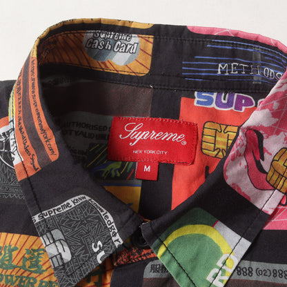 22SS クレジットカード モノグラム コットン ボタンシャツ (Credit Cards Shirt)