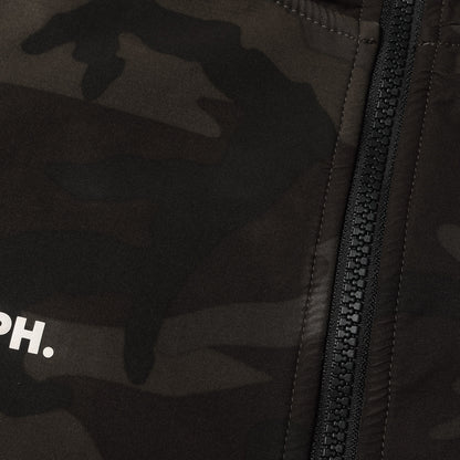 迷彩 コンビ ボンディング フルジップ パーカー (VENTILATION HOODIE)