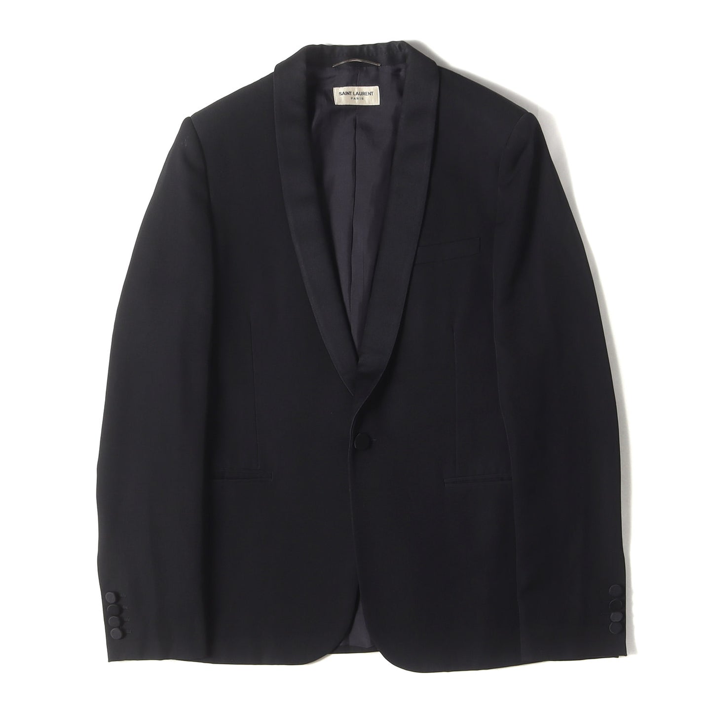 14AW エディ期 サテンラペル スモーキング 1B ジャケット