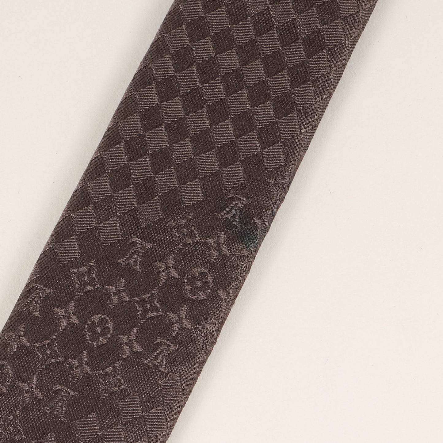 ダミエ ミックス モノグラム シルク ネクタイ / イタリア製 クラヴァット