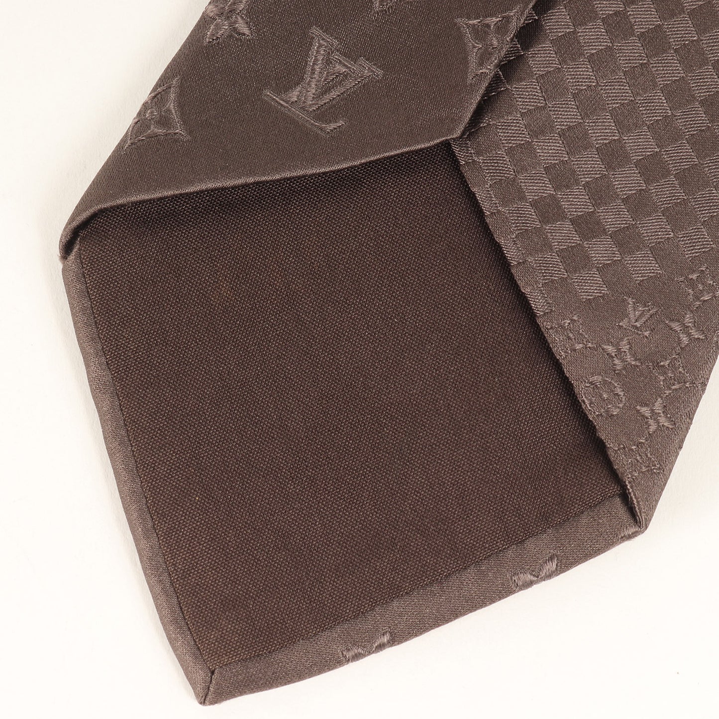 ダミエ ミックス モノグラム シルク ネクタイ / イタリア製 クラヴァット