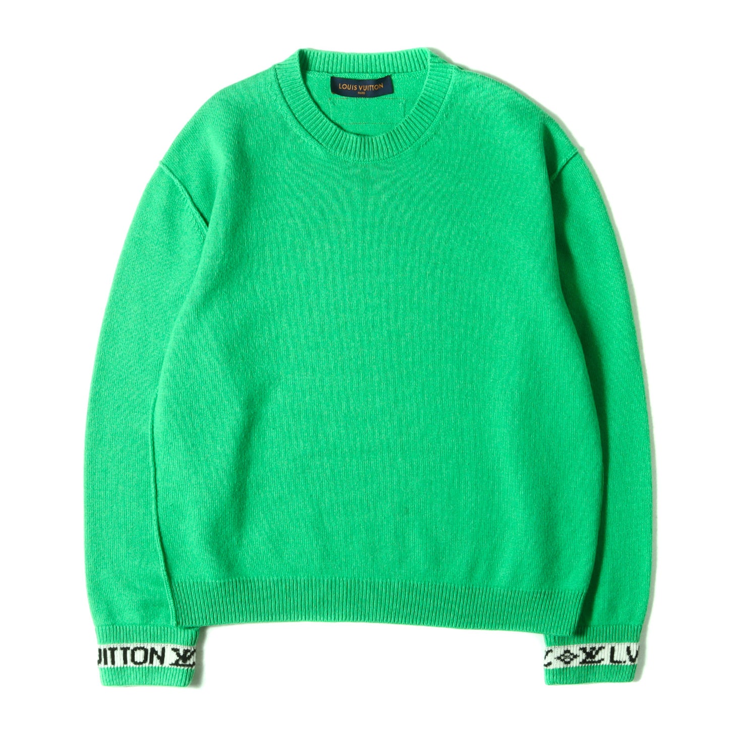23SS 袖リブロゴ カシミア クルーネック ニット (Arm Logo Cashmere Knit Sweater) RM231Q GK1 HON44W