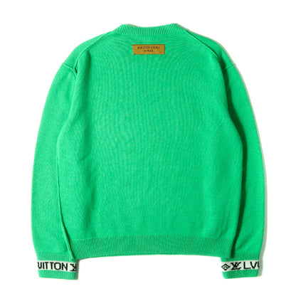 23SS 袖リブロゴ カシミア クルーネック ニット (Arm Logo Cashmere Knit Sweater) RM231Q GK1 HON44W