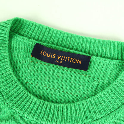 23SS 袖リブロゴ カシミア クルーネック ニット (Arm Logo Cashmere Knit Sweater) RM231Q GK1 HON44W