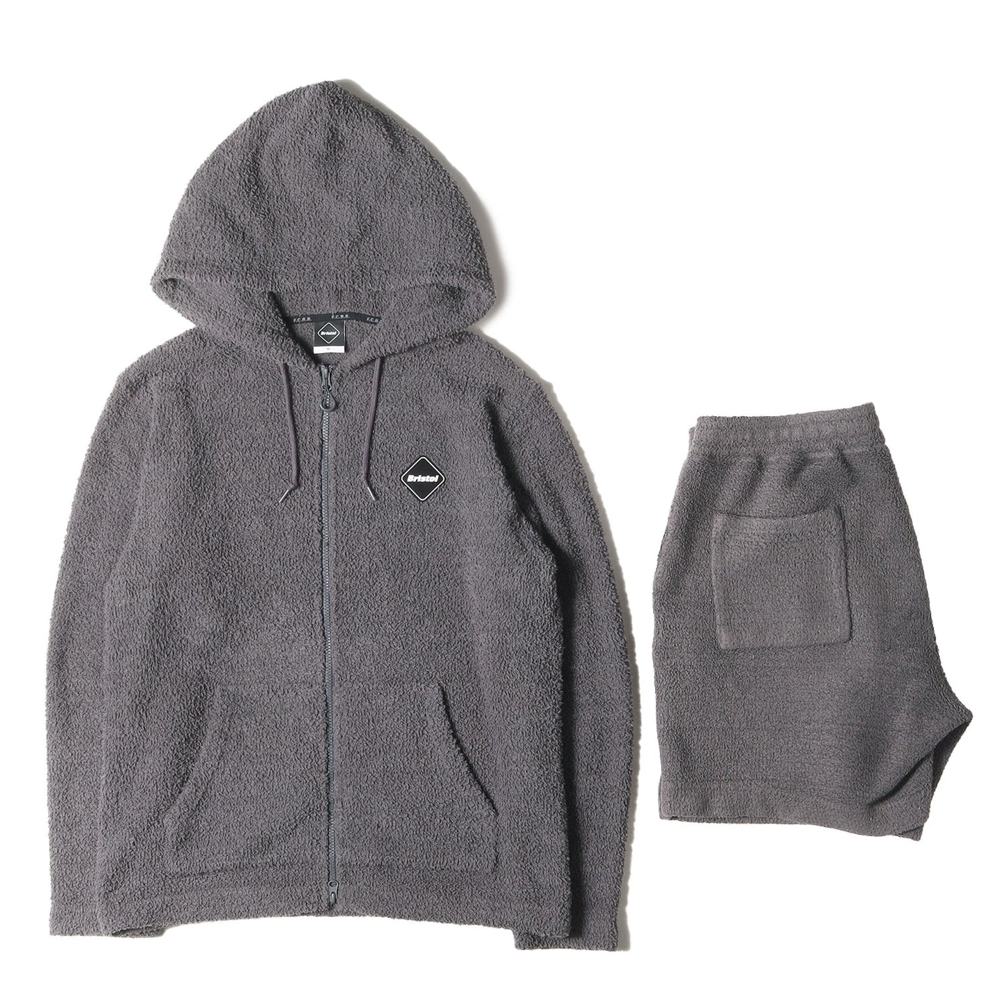 パイル フルジップ パーカー / パイル ショーツ セットアップ (PILE ZIP UP HOODIE / PILE SHORTS)