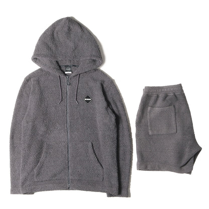 パイル フルジップ パーカー / パイル ショーツ セットアップ (PILE ZIP UP HOODIE / PILE SHORTS)