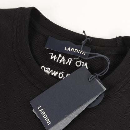 ブートニエール 刺繍 クルーネック スウェット (NO RAIN NO FLOWER)