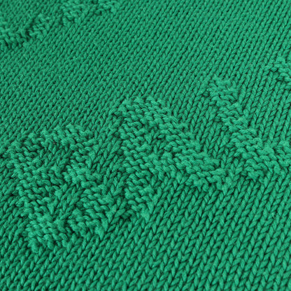 ジャガード ブランドロゴ オーバーサイズ コットン ニット