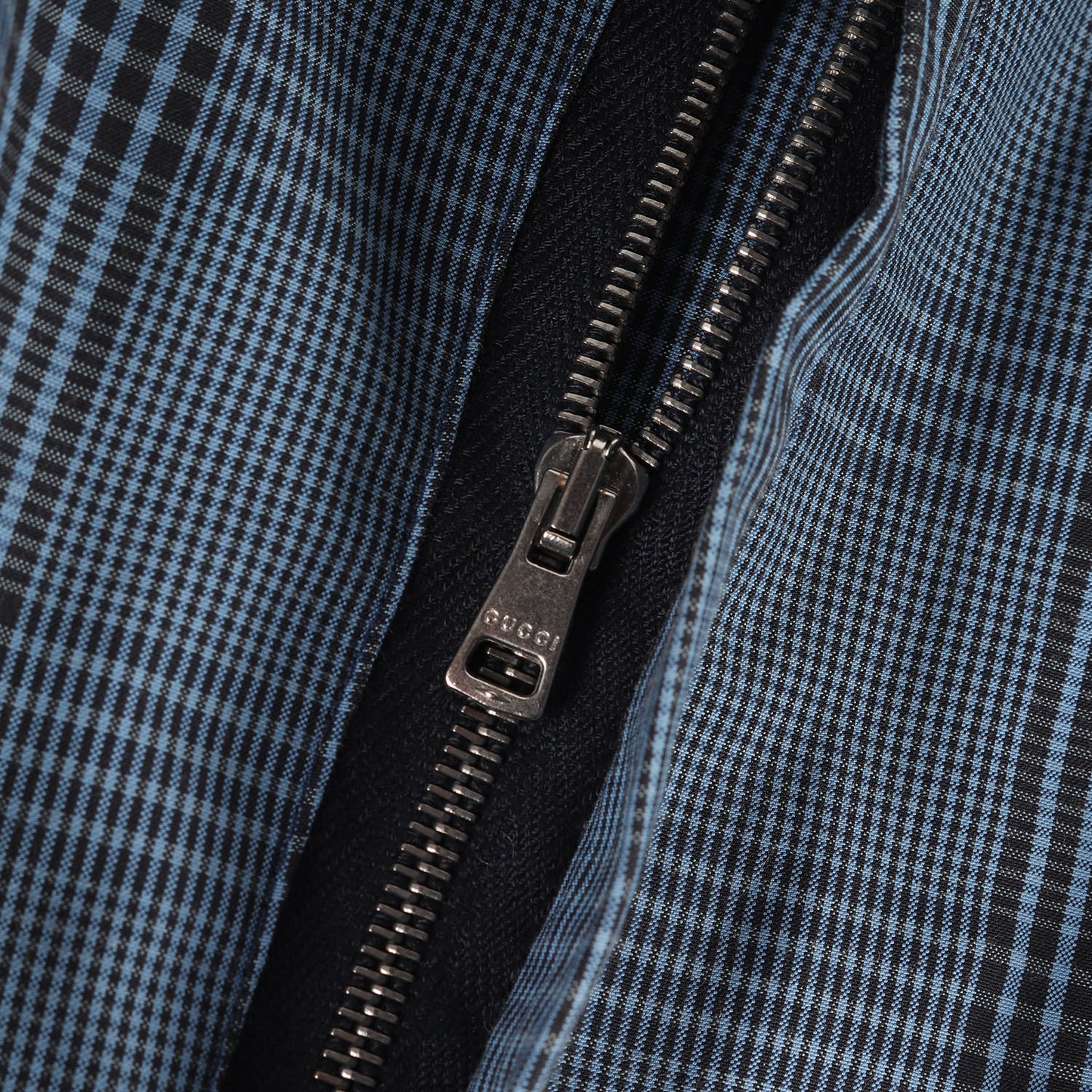 チェック ポリコットン フルジップ スイングトップ ジャケット 318199 Z4491