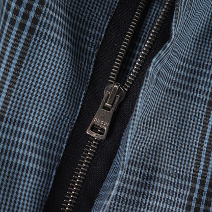 チェック ポリコットン フルジップ スイングトップ ジャケット 318199 Z4491