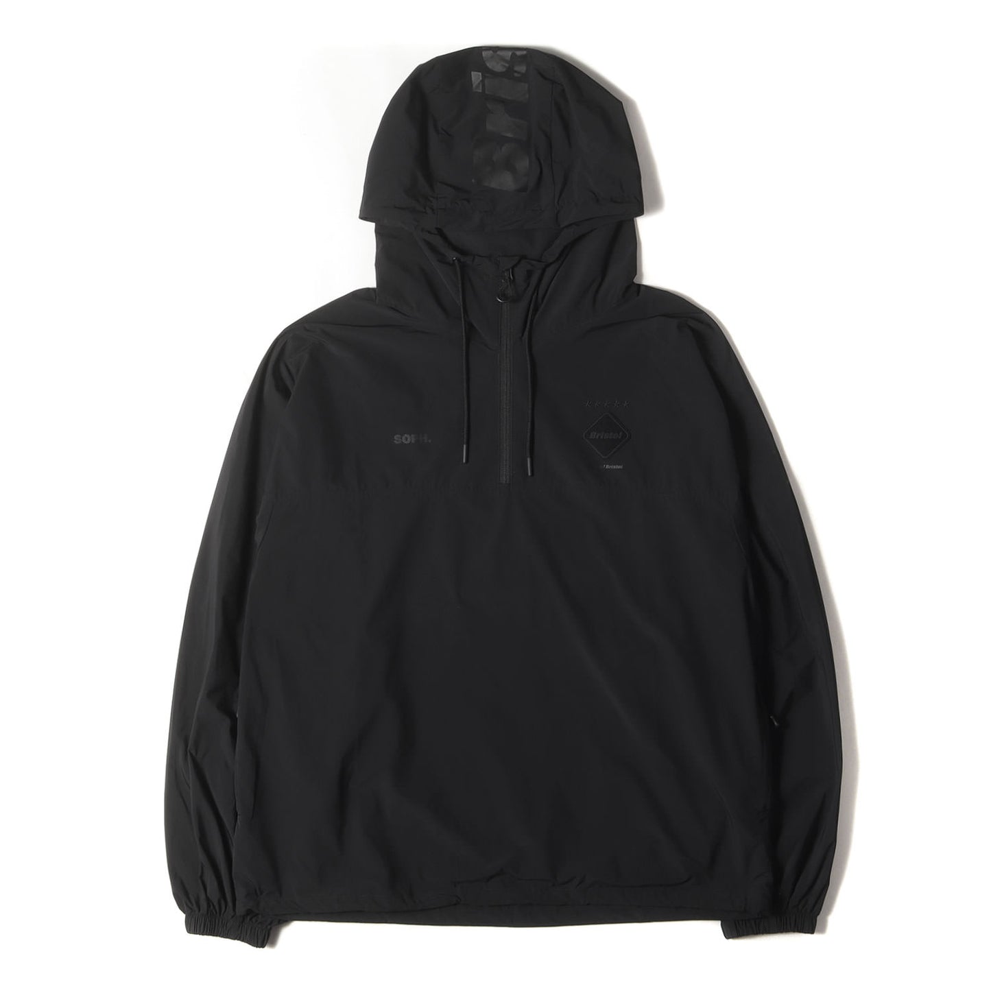 23AW ×WILDSIDE YOHJI YAMAMOTO ナイロン ハーフジップ アノラック パーカー (WILDSIDE YOHJI YAMAMOTO HALF ZIP ANORAK)