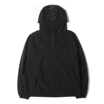 23AW ×WILDSIDE YOHJI YAMAMOTO ナイロン ハーフジップ アノラック パーカー (WILDSIDE YOHJI YAMAMOTO HALF ZIP ANORAK)