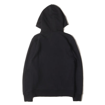 フロッキー スクエアロゴ スウェット パーカー (U SQUARE LOGO HOODIE)