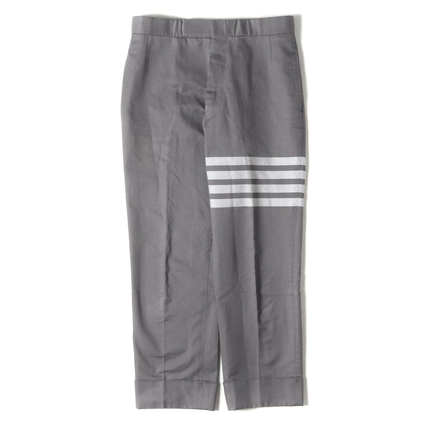 4BAR コットンツイル ノンタック トラウザーパンツ (Tailored Trousers) MTC001H07890035