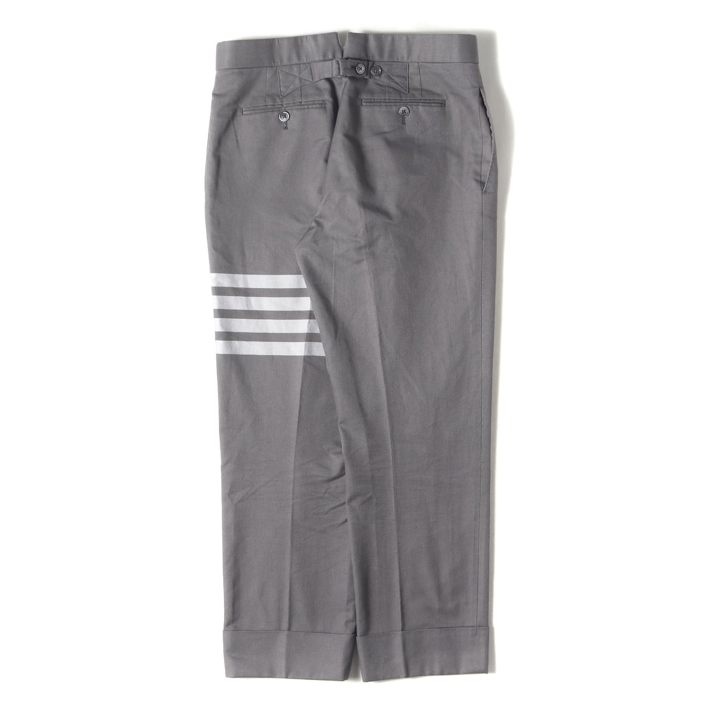 4BAR コットンツイル ノンタック トラウザーパンツ (Tailored Trousers) MTC001H07890035
