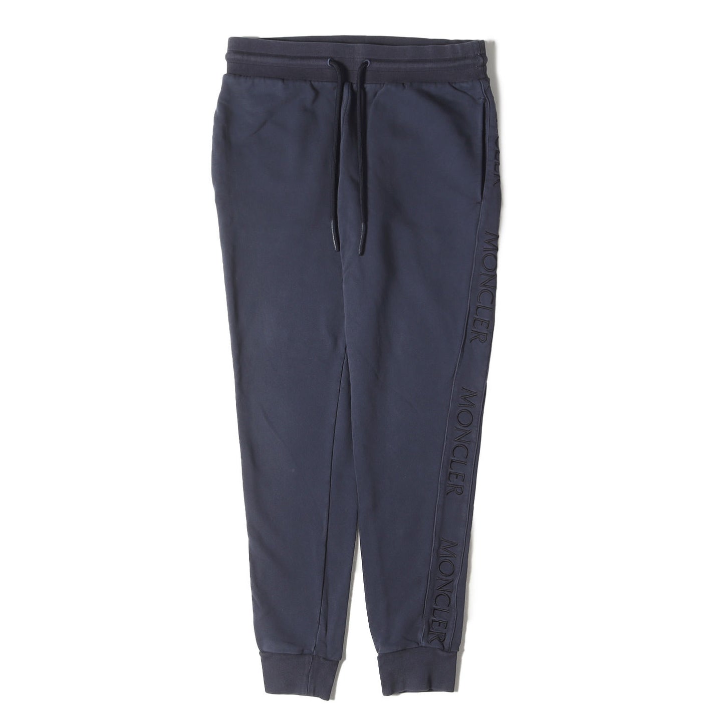USED加工 サイドロゴ刺繍 スウェット ジョガーパンツ (PANTALONE) F10918H71260 8098U