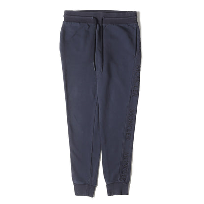 USED加工 サイドロゴ刺繍 スウェット ジョガーパンツ (PANTALONE) F10918H71260 8098U