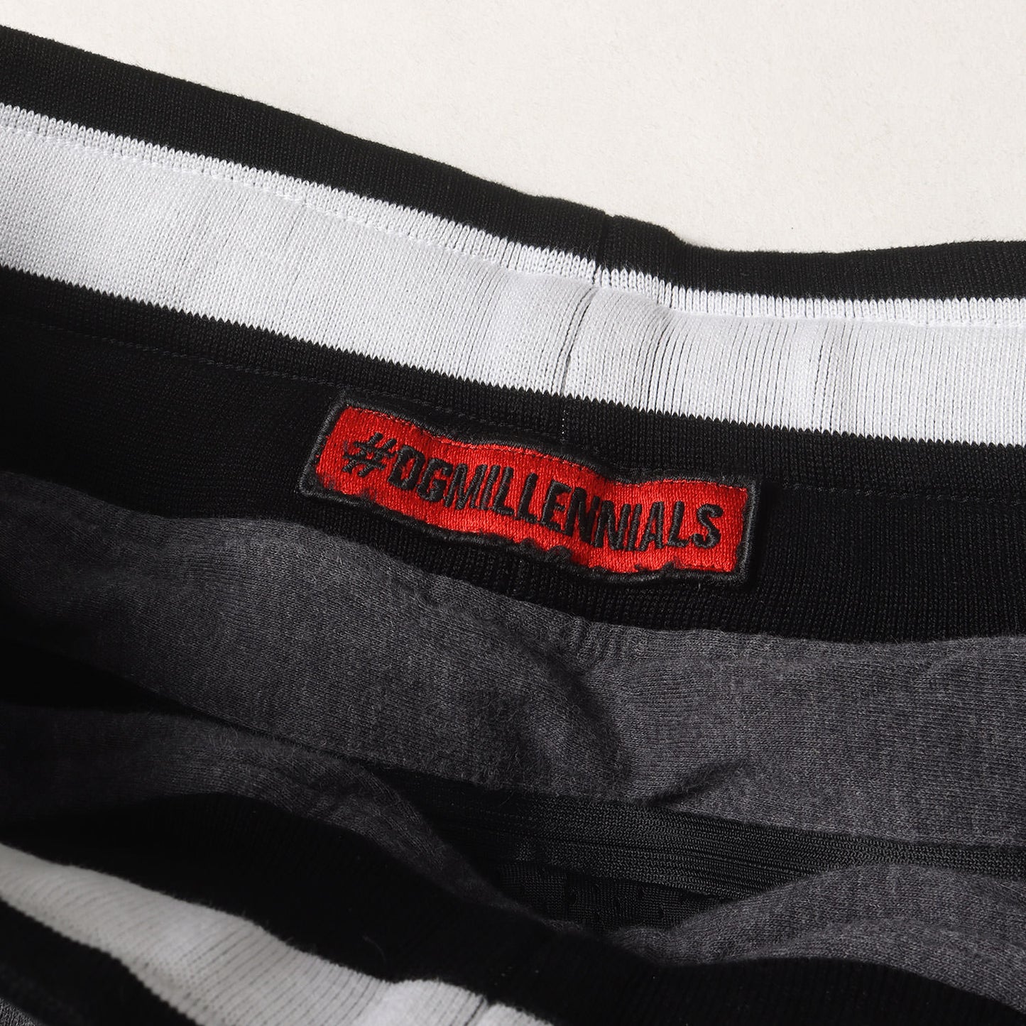 2WAY サイドロゴテープ スウェットショーツ レイヤード ナイロン ジョガー パンツ