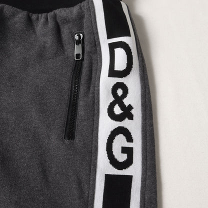 2WAY サイドロゴテープ スウェットショーツ レイヤード ナイロン ジョガー パンツ