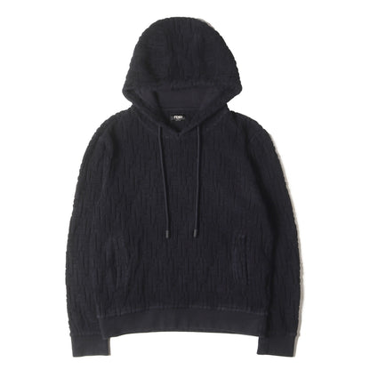 ズッカ柄 エンボスロゴ パイル パーカー FY0981 AQJ6