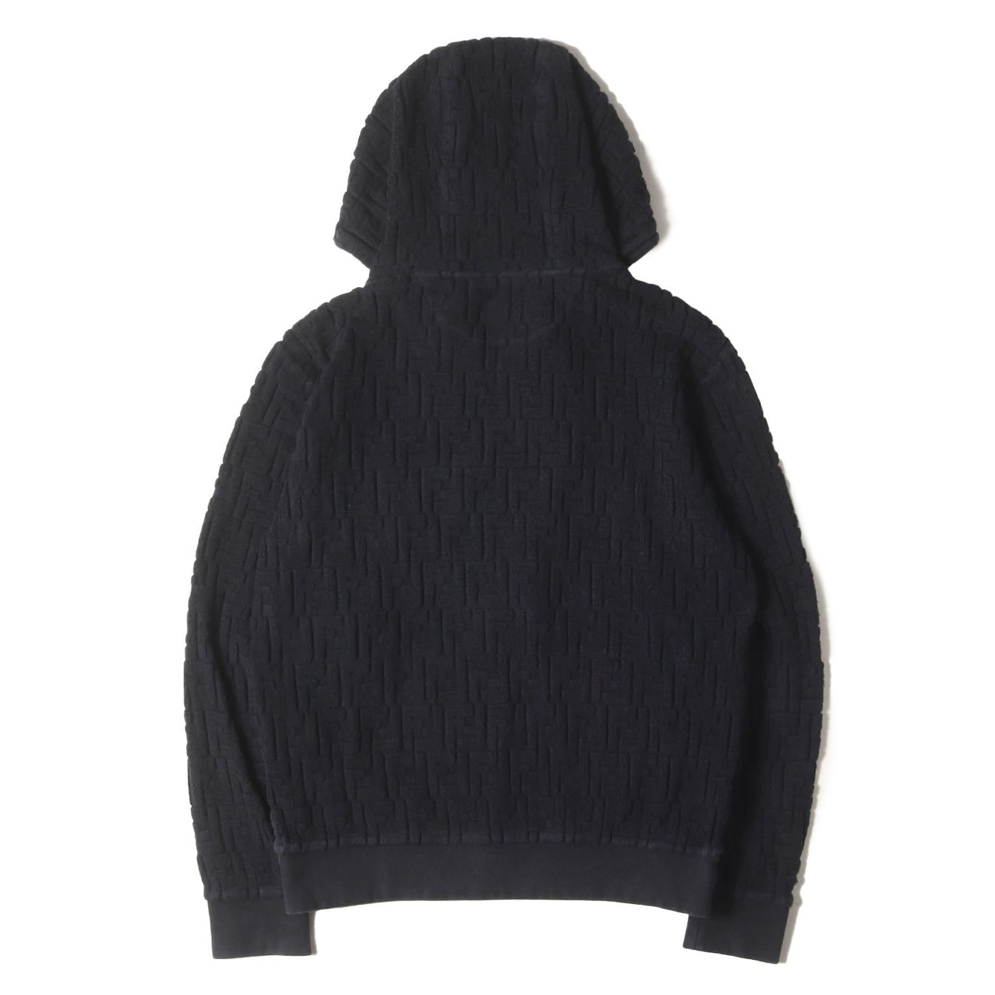 ズッカ柄 エンボスロゴ パイル パーカー FY0981 AQJ6