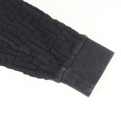 ズッカ柄 エンボスロゴ パイル パーカー FY0981 AQJ6