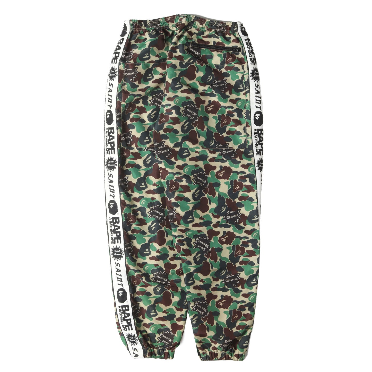 24SS ×A BATHING APE 30周年記念 猿迷彩 ナイロン トラック パンツ (AP_TRACK PNT/ST APE/CAMO)