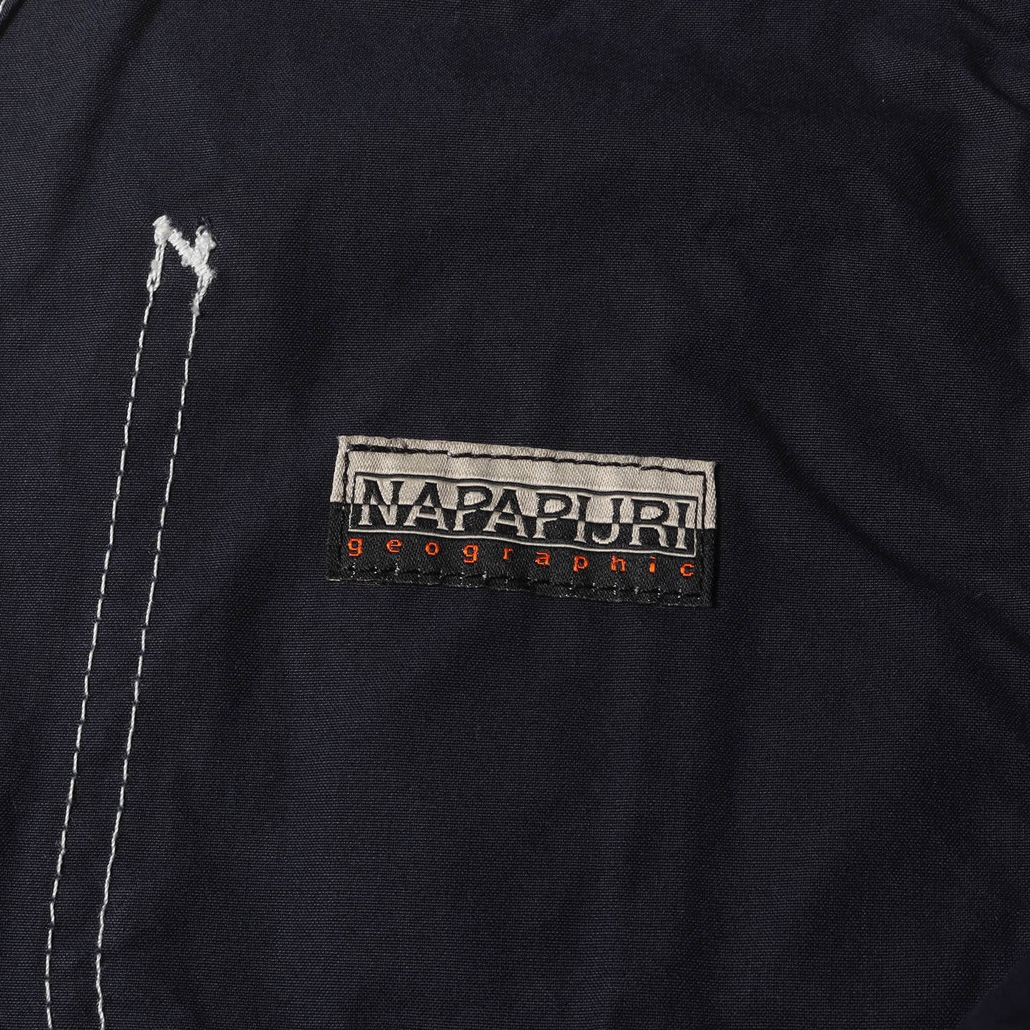 ×NAPAPIJRI ラバーパッチ付き コットン オーバーオール (OVERALLS)