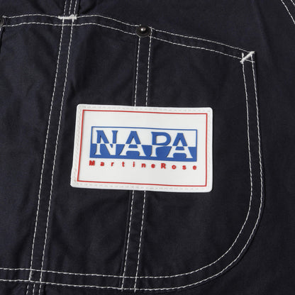 ×NAPAPIJRI ラバーパッチ付き コットン オーバーオール (OVERALLS)